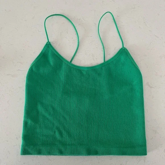 Crop Top Seamless Ribbed Tank - Picture 1 of 3